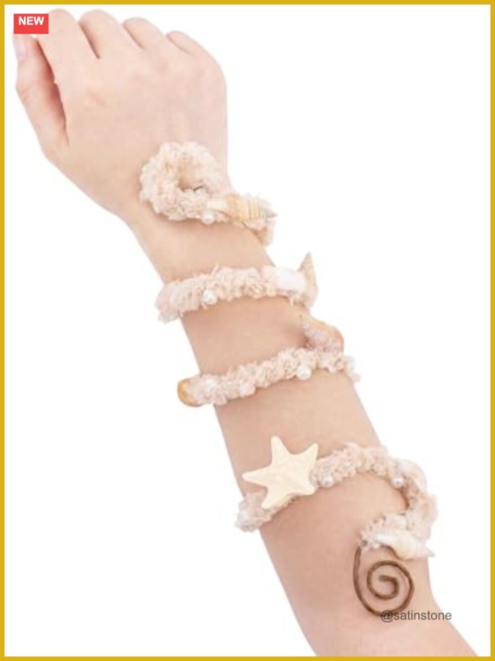 Mermaid Arm Wrap Costume Accessory Shell Starfish Cosplay Dress Up